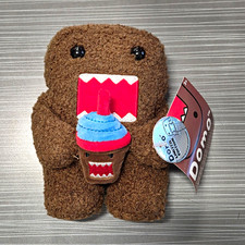 Domo Domo Limited Edition Plush Stuffed Animal w/ Hang Tag, Brown/Red/Blue picture