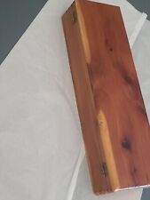 Vintage Long Box cedar Box Finger jointed corners picture