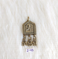 Vintage Handmade Tribal Death Goddess Kali Silver Amulet Pendant 11 Grams J43 picture