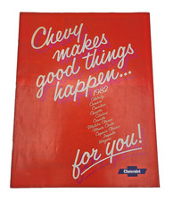 VTG ORIGINAL 1982 Chevrolet Brochure -Chevy makes good things happen  All Models picture