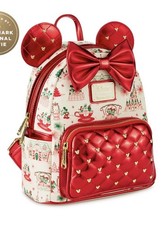 Disney Hallmark Holiday Ever After Minnie Mouse Loungefly Backpack NWT  picture