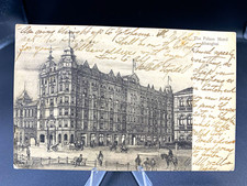 The Palace Hotel Shanghai China - Posted Divided Back Lithograph Postcard Stamp picture