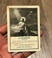 1899 fireside bible game christ At Gethsemane  picture