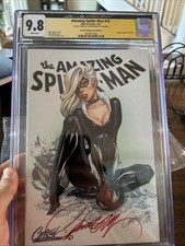 Amazing Spider-Man #14C SIGNED J Scott Campbell Variant CGC 9.8 Black Cat RARE picture