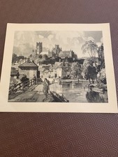 L R Squirrel 1941 Vintage Prints, Ely Cathedral, Isle of Ely, Cambridgeshire. picture