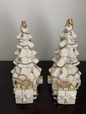 Lenox The Jeweled Christmas Tree Candlesticks Set of 2 picture