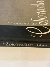 Vintage 1954 University of Colorado Coloradan Yearbook Annual Drama Sports Clubs picture