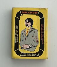 Vintage and Rare L.A. Mr. Chow Ed Ruscha x David Hockney Matchbox With Matches picture