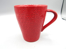 Starbucks/ Design House Stockholm Red  Hearts Tea Coffee Mug 12 oz 2009 (142) picture