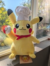 Pokemon Center China Chef Pikachu Plush 