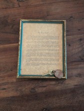 Vintage Rice Hotel Houston Framed History & Room Key Souvenir picture