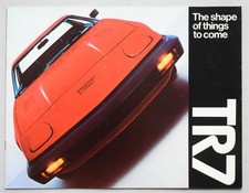 ORIGINAL 1975 TRIUMPH TR7 SPORTS CAR SALES BROCHURE ~12 PAGES picture