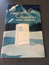 Vintage 1949 Westinghouse Home Freezer Booklet picture