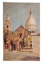 Paris France Postcard Montmartre St Pierre Church picture
