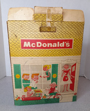 RARE 1960's, McDonald's Large Take Out Box 