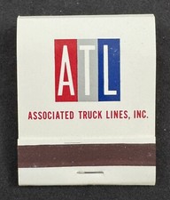 Vintage ATL Associated Truck Lines Midwest Transportation Matchbook picture