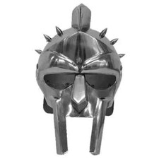 Medieval Helmet of the Spaniard Maximus Roman Gladiator 20 Gauge Replica Gift picture