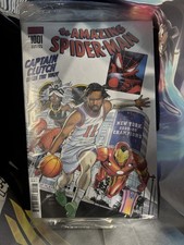 AMAZING SPIDER-MAN #1001 JALEN BRUNSON NY KNICKS NYCC EXCLUSIVE NM IN HAND 2026 picture