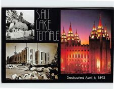 Postcard Temple Square Salt Lake City Utah USA picture