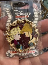 Disney DSSH DSF Studio Frozen 10th Anniversary Coronation Day Anna Elsa Pin LE picture