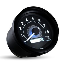 Daytona Velona Electric Tachometer Voltmeter Led 9000 Rpm Motorcycle 60mm picture