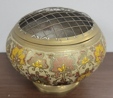 Vintage Harilela’s Cut Brass Indian Bowl picture