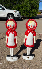 VERY RARE Vintage EARLY Christmas Blow Mold Raggedy Ann Light Up picture