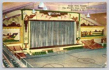 Mitchell SD Corn Palace Stage Vintage Postcard Curteichchrom 1960s South Dakota picture
