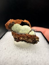Rare Kidwellite Spheres w/ Rockbridgeite & Beraunite (Thumbnail) - York Mine, AR picture