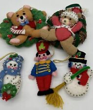 Vintage Lot of Finished Bucilla Ornaments  picture