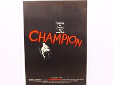 Champion 1949 Movie Ad Starring Kirk Douglas, Original Ad. picture