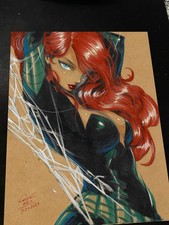 Mary Jane Watson Art Print Signed 8.5x11 | Art by Keyeske picture