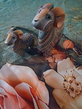 John Stuart Anderson  Ram Papa And Ram Polymer Figurines Originals 2007 And 2008 picture