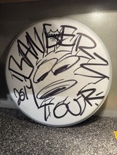 Miley Cyrus ONE OF A KIND Drawing on a Drum Head 14”  During 2014 BANGERZ Tour picture