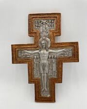 Design Toscano San Damiano Sculptural Wall Cross Crucifixion Jesus Christ picture