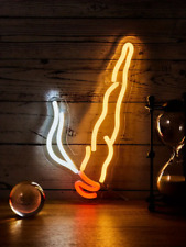 5.9ft Cord Smoking Joint Cigarette Neon Sign Light Lamp Bar Open Wall Room Decor picture