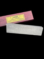 Vintage ACME Combination Sharpening Stone With Original Box picture
