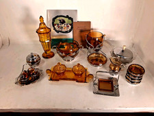 Stunning Collection,  Farber Brothers Cambridge Glass Krome Kraft w/ Catalogue picture