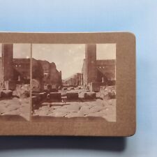 Pompeii Stereoview 3D C1910 Real Photo Italy Strada Stabiana picture