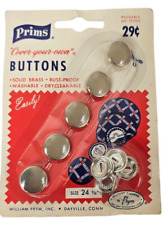 Vintage Prims Cover Your Own Buttons, Solid Brass-Size 24-9/16