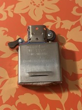 New Unfired Chrome Replacement Zippo Lighter Insert Only - Regular Size picture