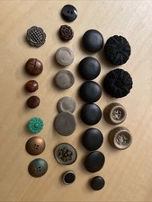 Assorted Vintage Buttons - Lot Of 26 picture