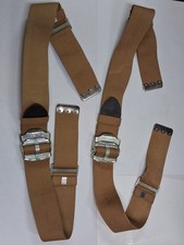 Lot Of 2 WWII Safety Belts M8 Armored Car Jeep Tank Seat Belt Ford Motor Co. NOS picture