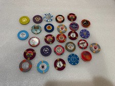 Massive Lot of 27 Obsolete Casino Tokens ~ Venetian, Sahara, Hacienda, Harolds + picture