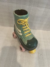 KALALOU Ceramic Roller Skate Planter, 9” Height, Home Decor  picture