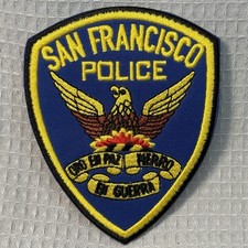 CALIFORNIA CA SAN FRANCISCO POLICE Department PD NICE SHOULDER PATCH SHERIFF LEO picture