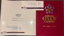 Walt Disney World Epcot October 1982 Grand Opening Memorabilia Bundle picture