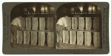 Photo:Lamanda Park California 1923 Loading Lemons Railroad Car Stereograph picture