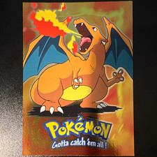 Topps 1999 Pokémon Stage 3 #06 Charizard E6 of 12 Holo Insert English  picture