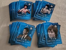 Bruce Lee Keepsake 85th Anniversary Edition Complete Blue Base Set cards 1-100 picture